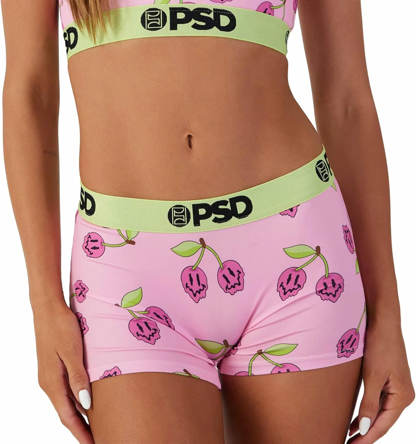 PSD Women's Animal Print Boy Shorts - Full Coverage Women's Underwear - Comfortable Stretch Panties for Women