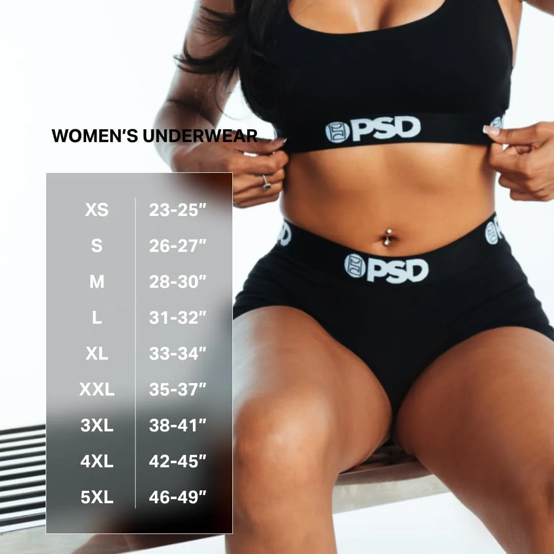 PSD Women's Animal Print Boy Shorts - Full Coverage Women's Underwear - Comfortable Stretch Panties for Women