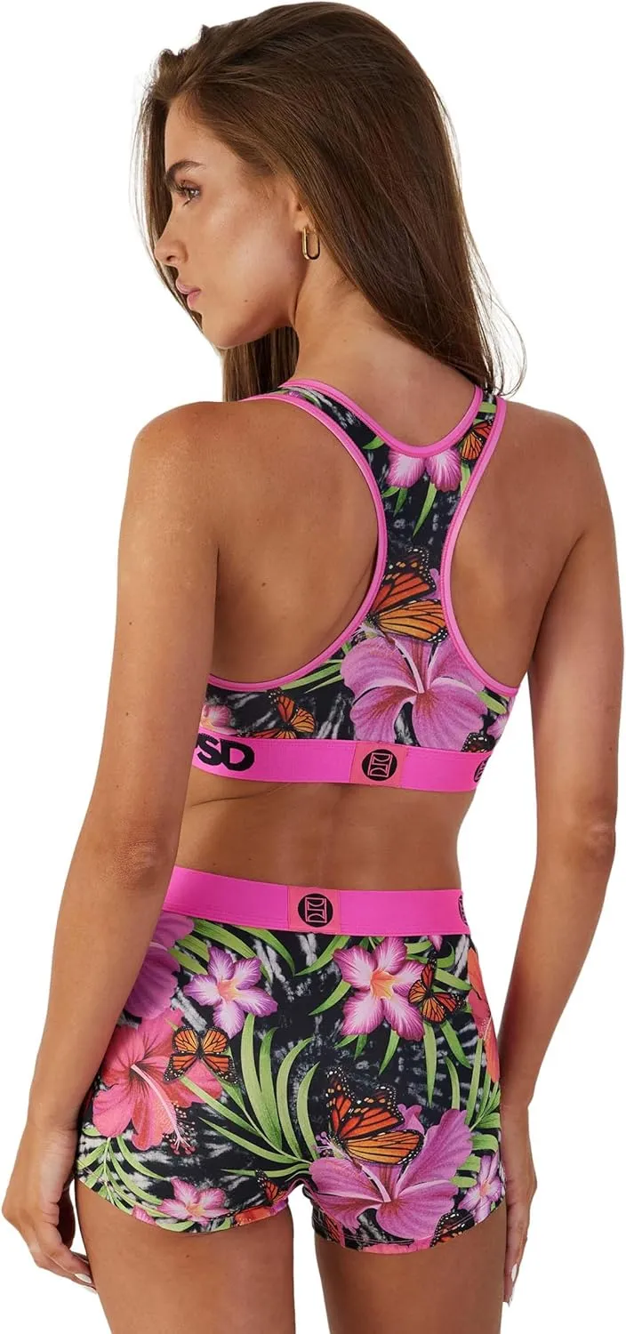 PSD Women's Animal Print Boy Shorts - Full Coverage Women's Underwear - Comfortable Stretch Panties for Women