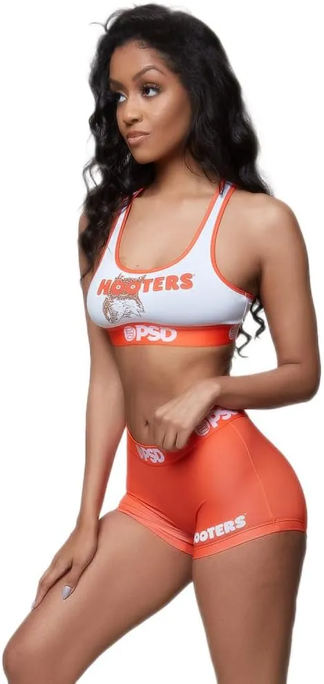 PSD Women's Hooters Boy Shorts - Full Coverage Women's Underwear - Comfortable Stretch Panties for Women