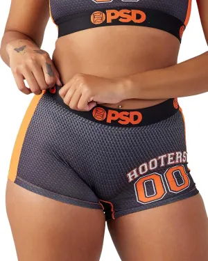 PSD Women's Hooters Boy Shorts - Full Coverage Women's Underwear - Comfortable Stretch Panties for Women