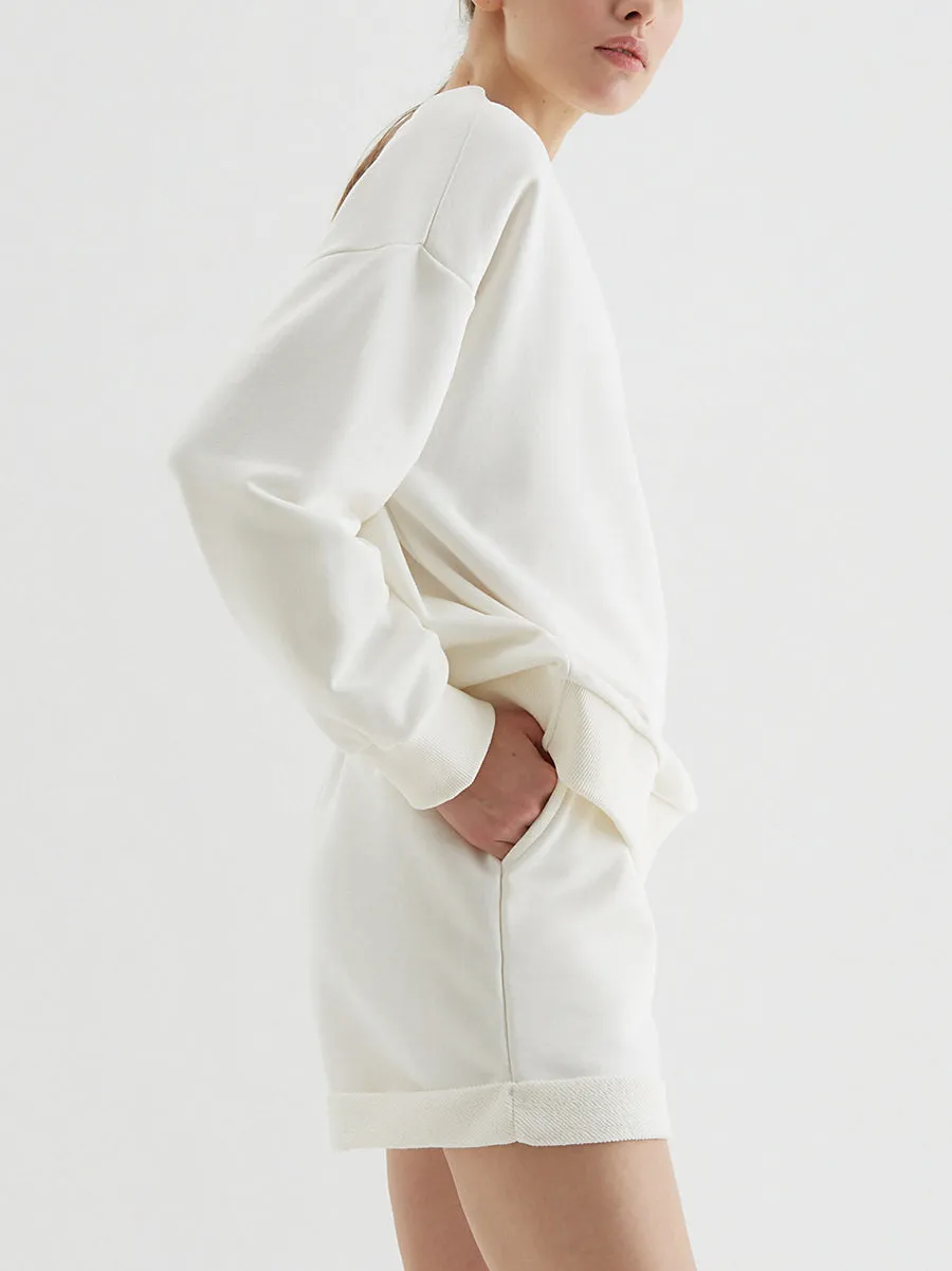 Pure Color Casual Long Sleeve Suit