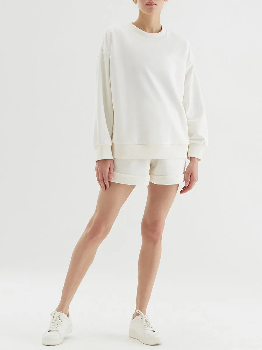 Pure Color Casual Long Sleeve Suit