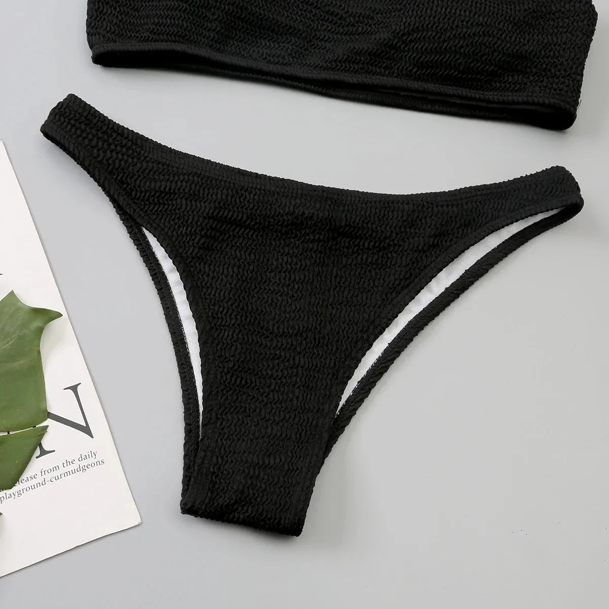 "Breakin Spring" One-Shoulder Bikini