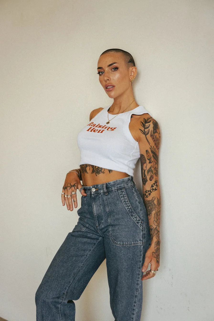 Raising Hell Crop Tank