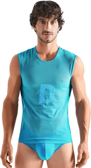 Rounderbum Mens Underwear | Transparent Tank Top | Slim Fit | Mens Clothes | Premium Quality | Comfortable and Lightweight