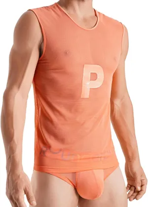 Rounderbum Mens Underwear | Transparent Tank Top | Slim Fit | Mens Clothes | Premium Quality | Comfortable and Lightweight