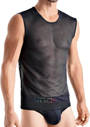 Rounderbum Mens Underwear | Transparent Tank Top | Slim Fit | Mens Clothes | Premium Quality | Comfortable and Lightweight