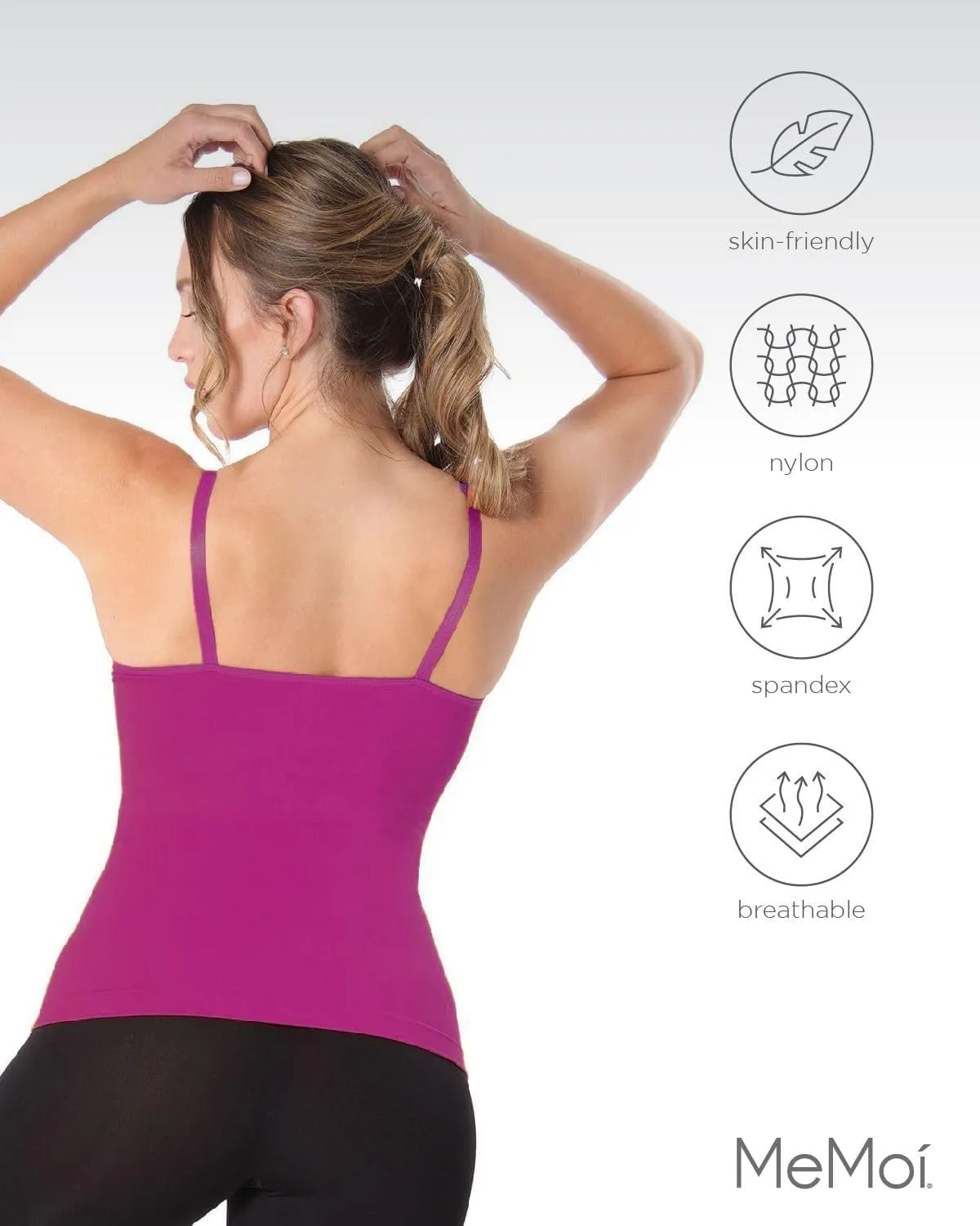 SlimMe Shapewear Camisole for Women, Wireless Tummy Control Camisole, Comfortable and Discreet - Sizes Small to Q2