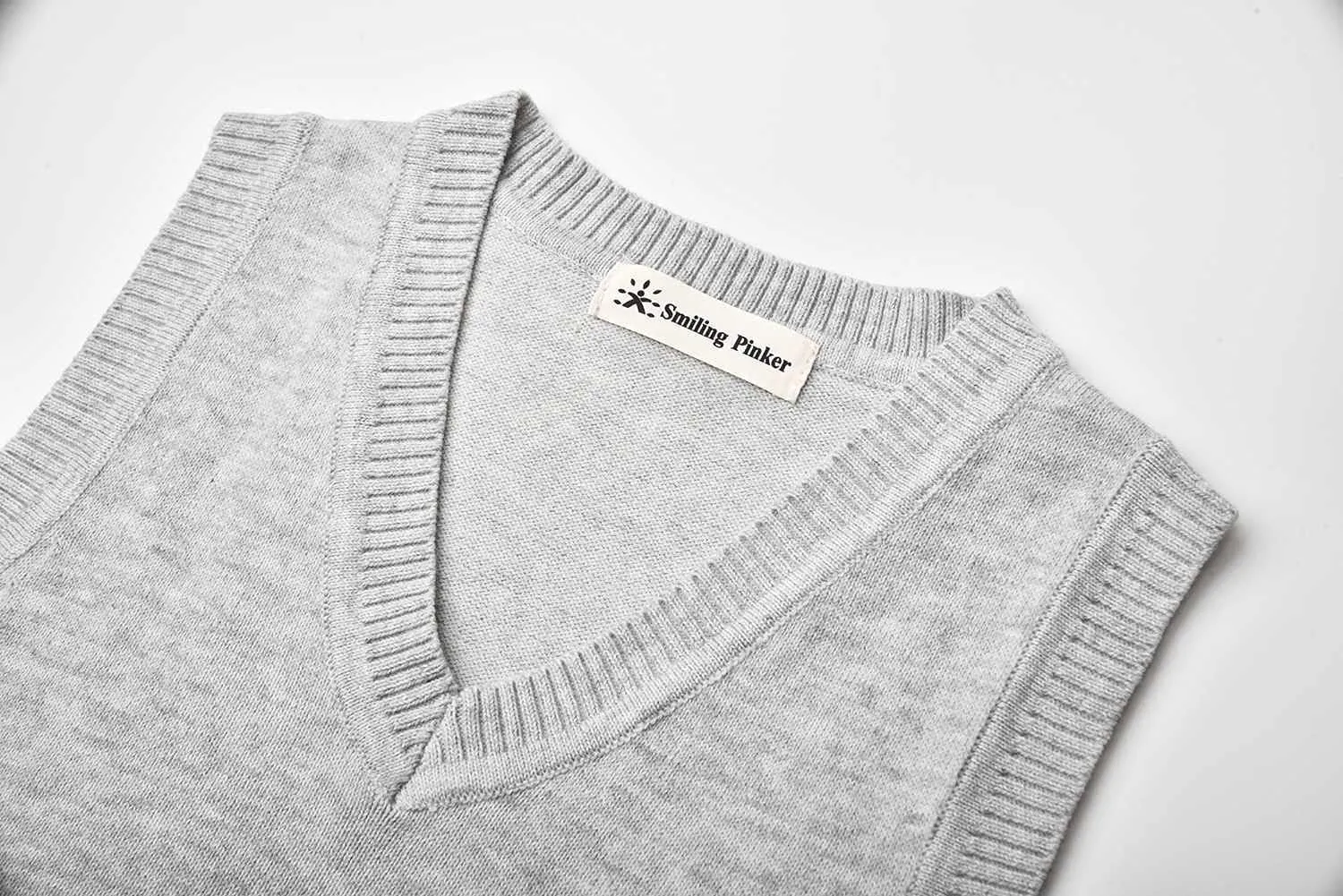 SMINLING Pinker Boys Girls School Uniform Sweater Vest V-Neck Soft Cotton Pullover