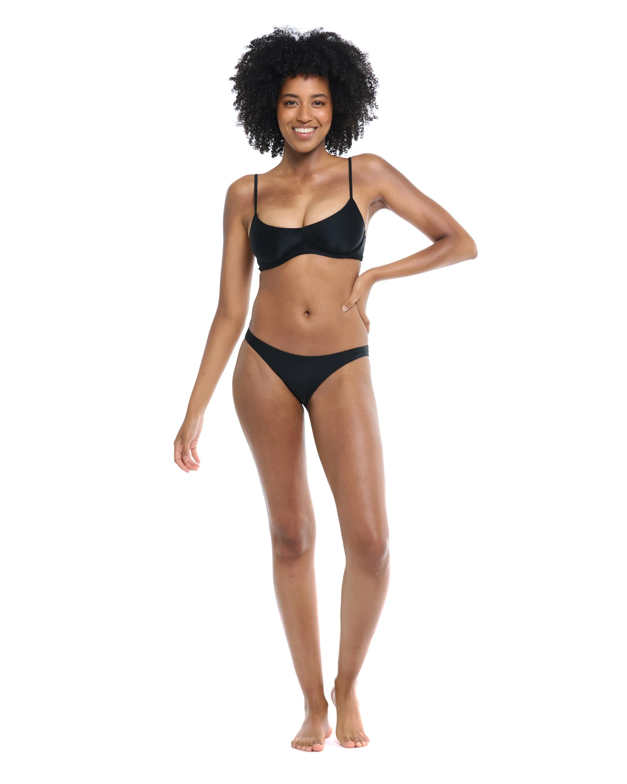 Smoothies Palmer Underwire Bikini Top - Black