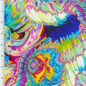 SP-NP90017 Wild Tie-Dye Printed Spandex