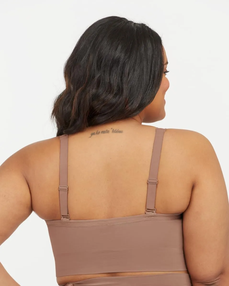 SPANX EcoCare Seamless Shaping Longline Bralette - Comfortable Bralette - Women's Bra with No Underwire - Everyday Bralette