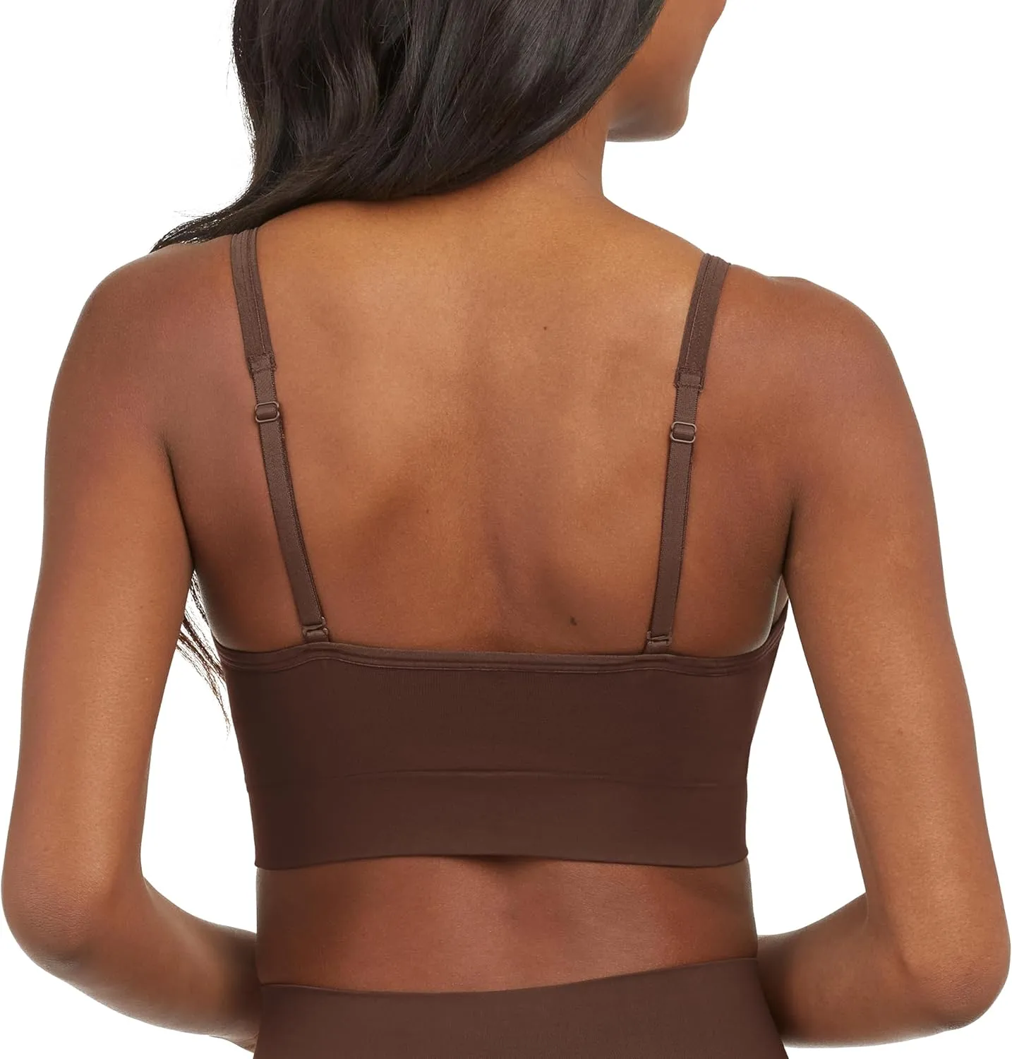 SPANX EcoCare Seamless Shaping Longline Bralette - Comfortable Bralette - Women's Bra with No Underwire - Everyday Bralette