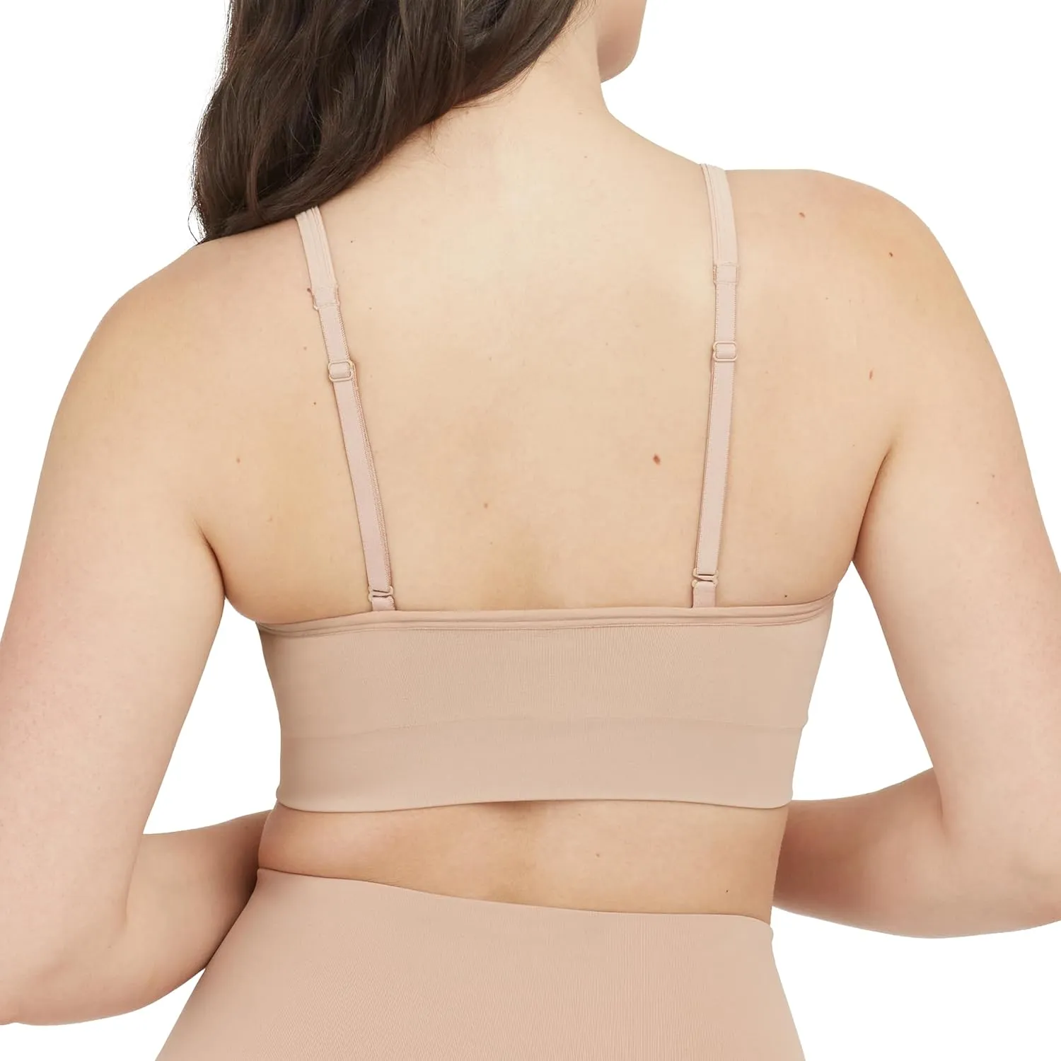 SPANX EcoCare Seamless Shaping Longline Bralette - Comfortable Bralette - Women's Bra with No Underwire - Everyday Bralette