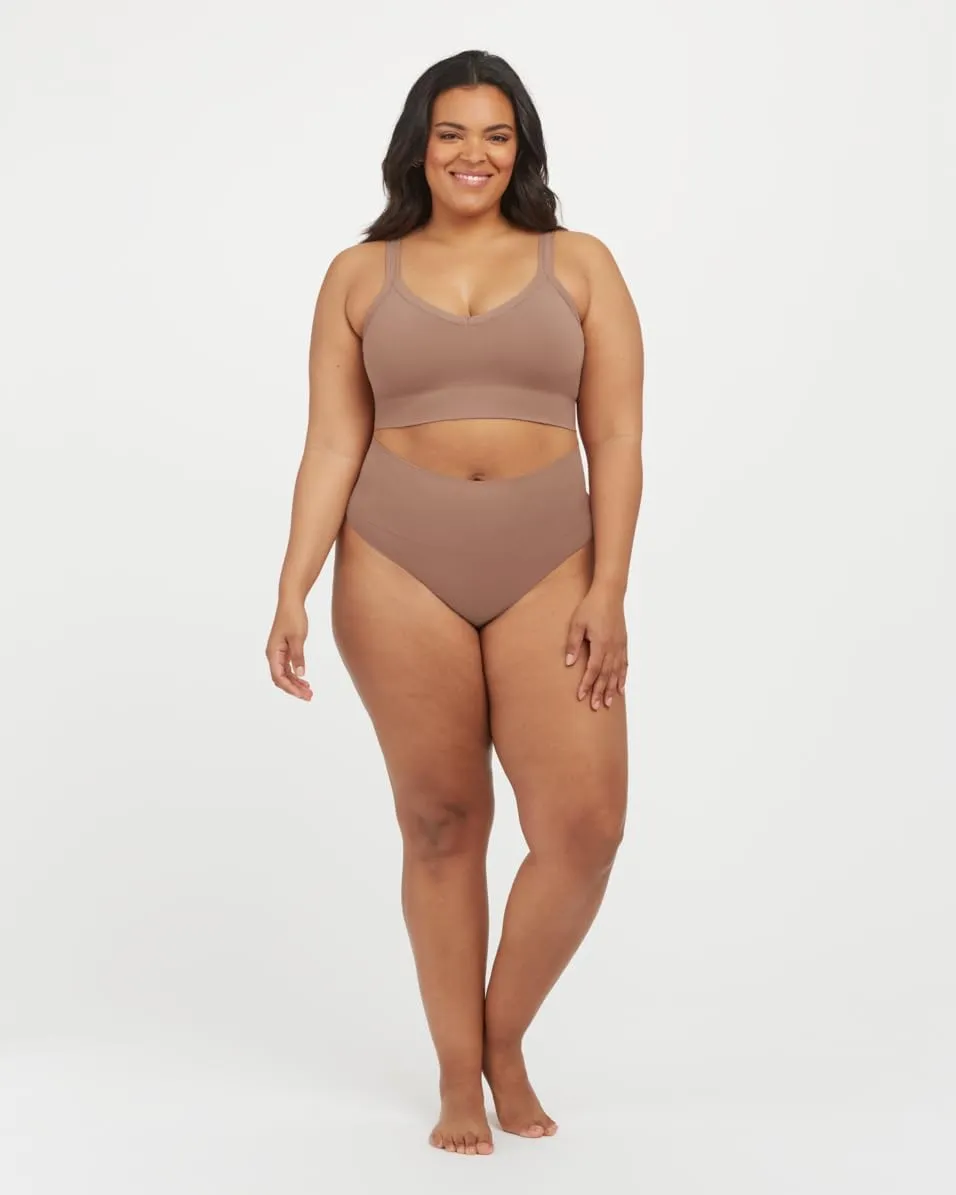 SPANX EcoCare Seamless Shaping Longline Bralette - Comfortable Bralette - Women's Bra with No Underwire - Everyday Bralette