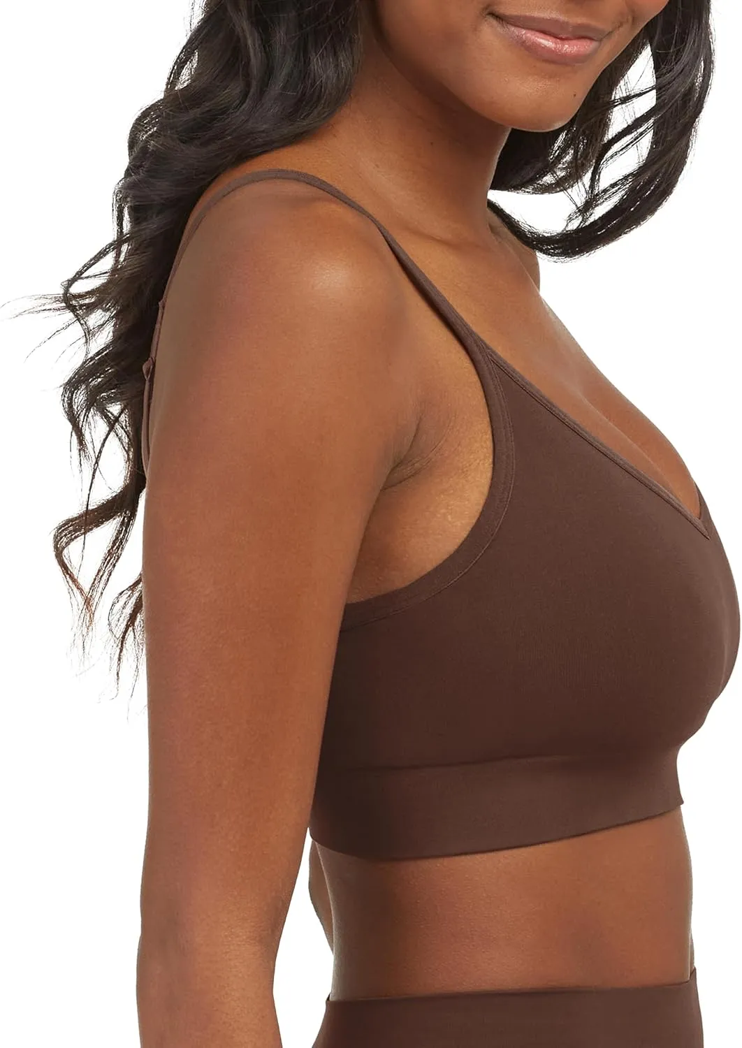 SPANX EcoCare Seamless Shaping Longline Bralette - Comfortable Bralette - Women's Bra with No Underwire - Everyday Bralette
