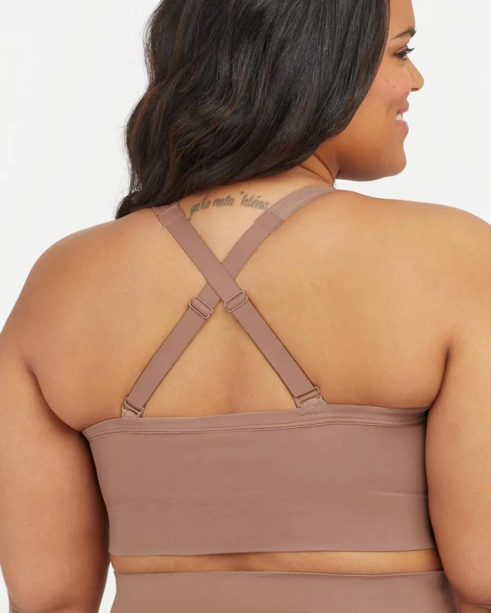 SPANX EcoCare Seamless Shaping Longline Bralette - Comfortable Bralette - Women's Bra with No Underwire - Everyday Bralette