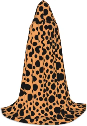Spotted wallpaper Teen Hooded Cloak Cape for Cosplay, Festivals and Costume Parties, Long, Comfortable