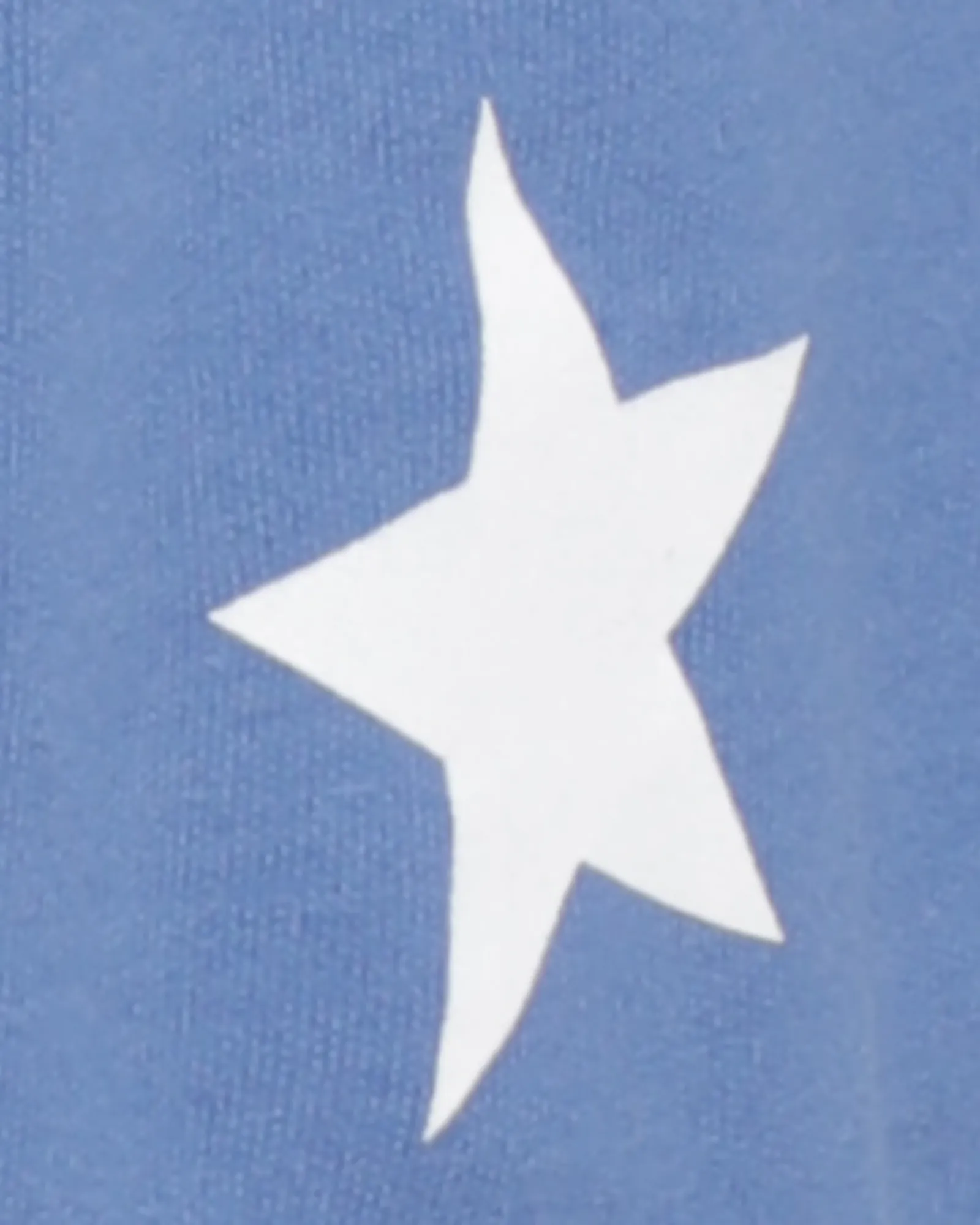 Star-Print Shorts | Azure Blue / White