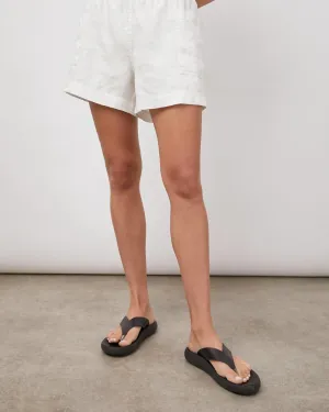 Summer Linen Short In White | White
