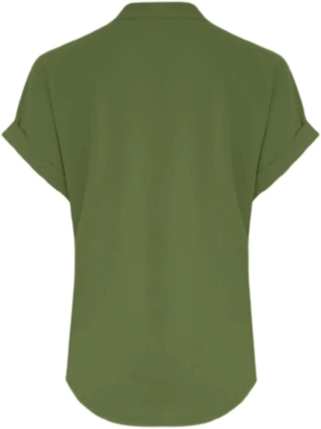 Summer Linen Tops for Women Trendy 2025 Dressy Short Sleeve V Neck Button Down Shirts Loose Tunic Shirt Blouses