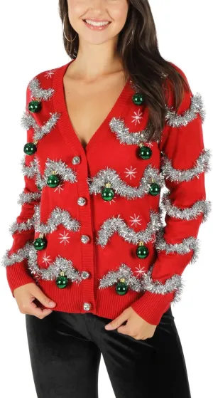 Tipsy Elves womens Tipsy Elves Women's Christmas Cardigan 2024
