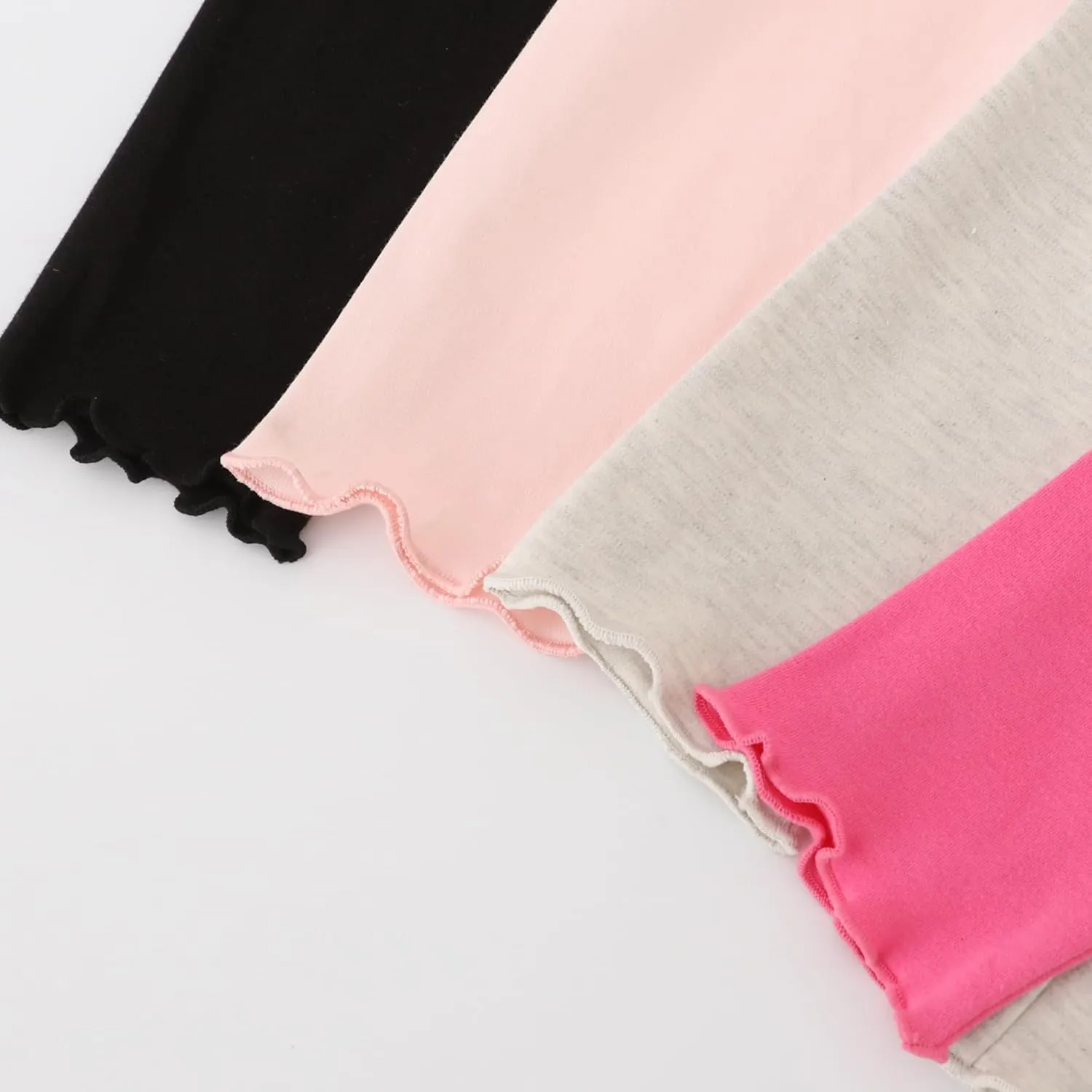 Toddler Girls' Soft Cotton Pants, 4-Pack Leggings, 2-6 Years
