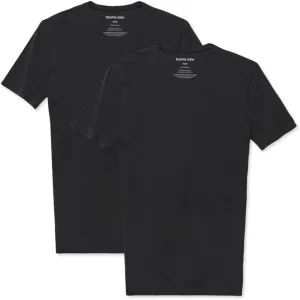 Tommy John Men's Cotton Basics Undershirt - Stay Tuck Design - Soft Slim Fit Comfortable Undershirt
