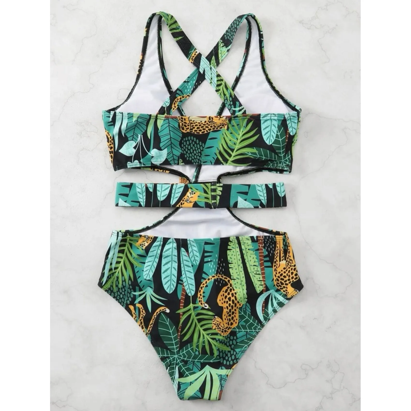 Tropic Isles Monokini w/ Belt