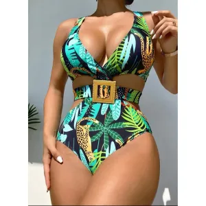 Tropic Isles Monokini w/ Belt