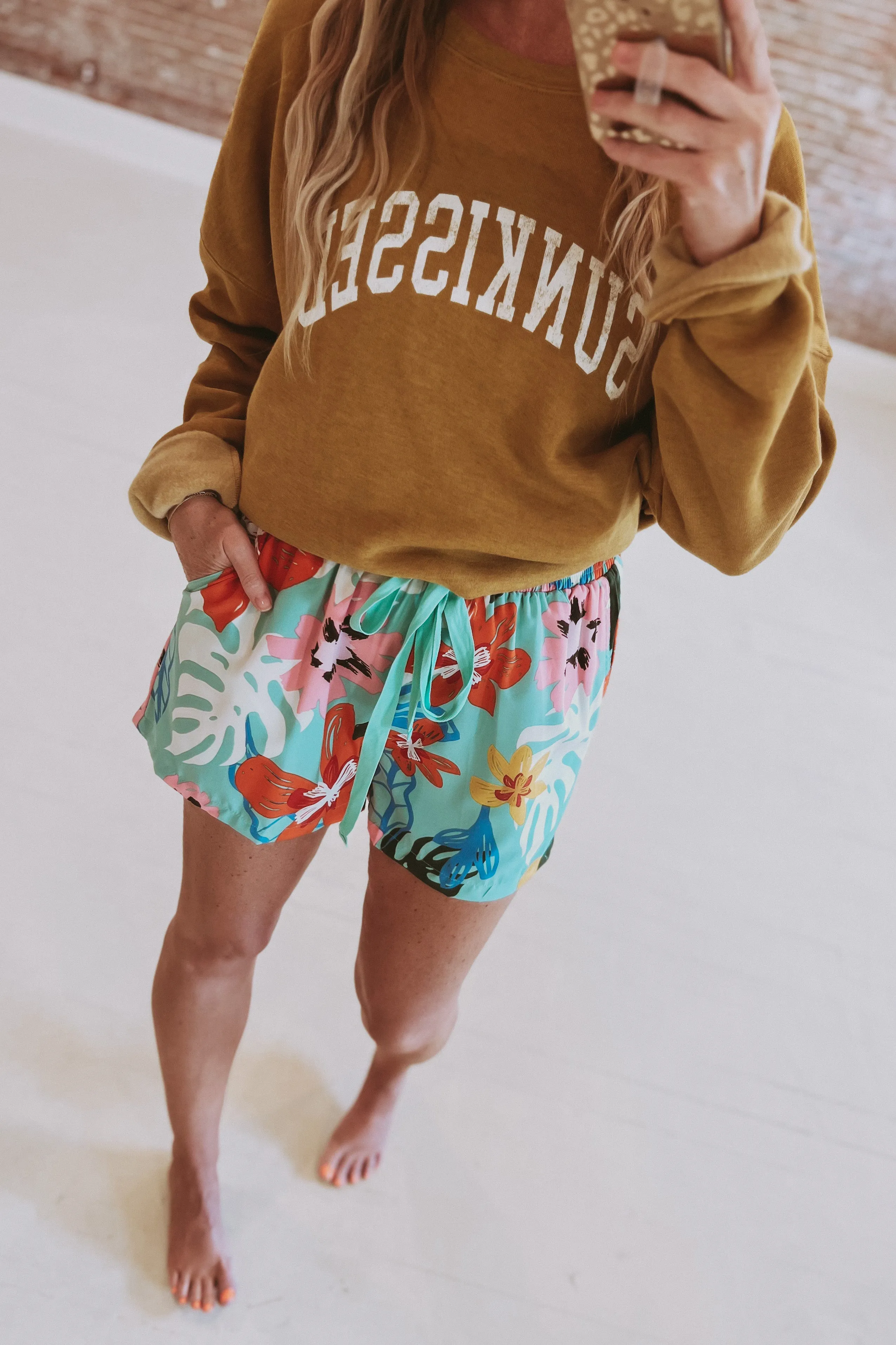 Tropical Vibes Summer Shorts