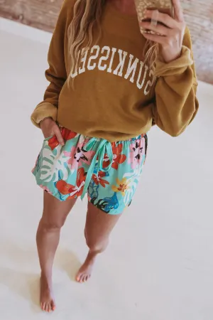 Tropical Vibes Summer Shorts