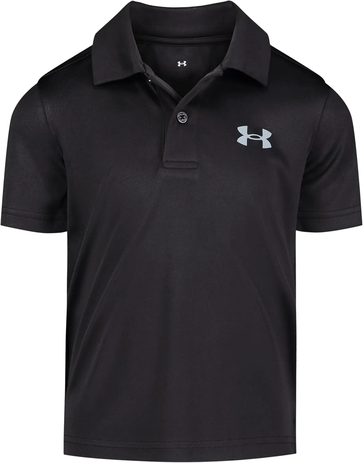 Under Armour Boys' Short Sleeve Ua Match Polo Collared Shirt, Chest Logo, Soft & Comfortable