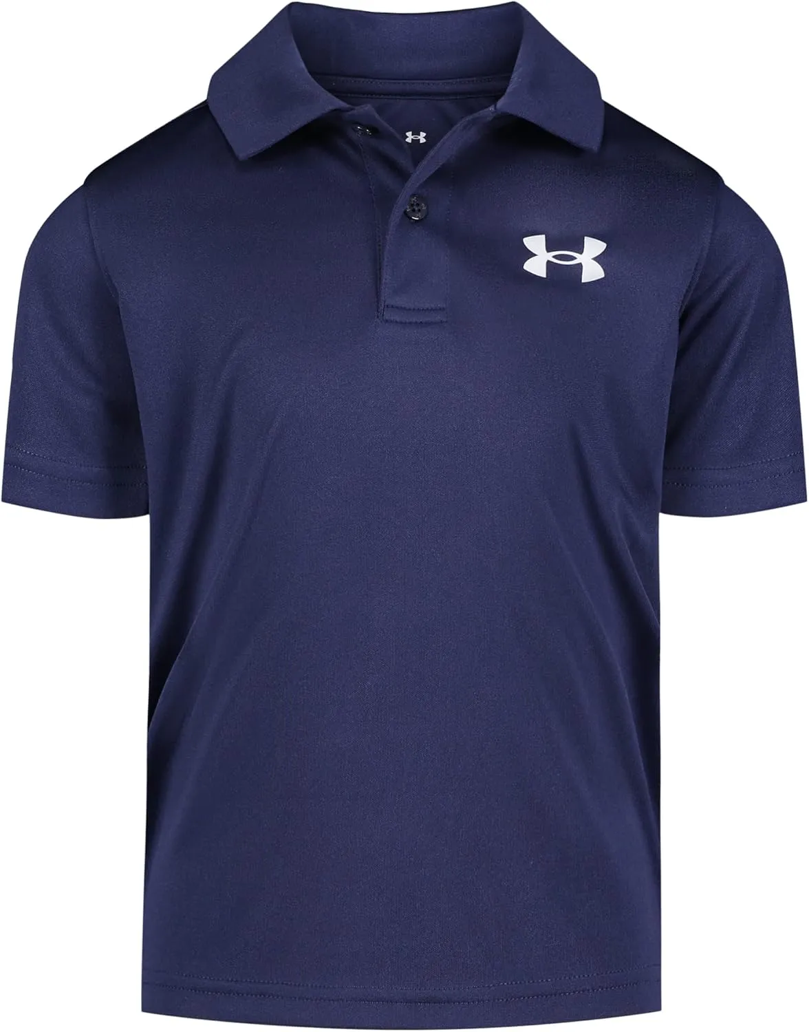 Under Armour Boys' Short Sleeve Ua Match Polo Collared Shirt, Chest Logo, Soft & Comfortable