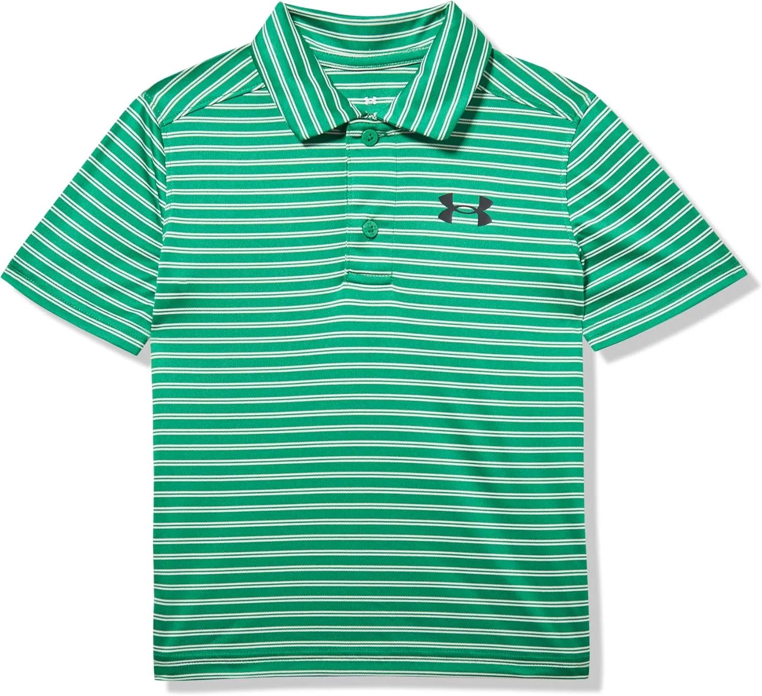 Under Armour Boys' Short Sleeve Ua Match Polo Collared Shirt, Chest Logo, Soft & Comfortable