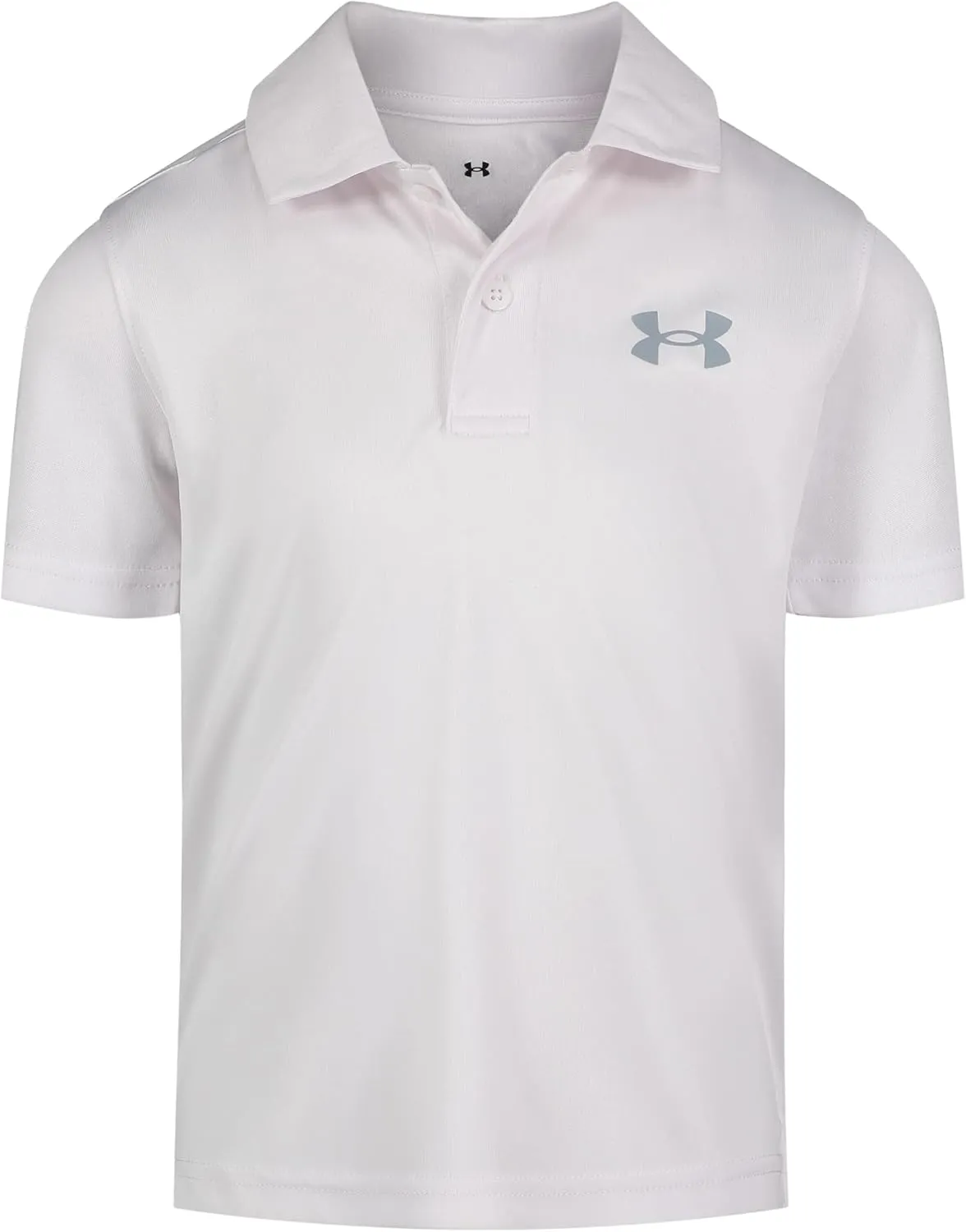 Under Armour Boys' Short Sleeve Ua Match Polo Collared Shirt, Chest Logo, Soft & Comfortable