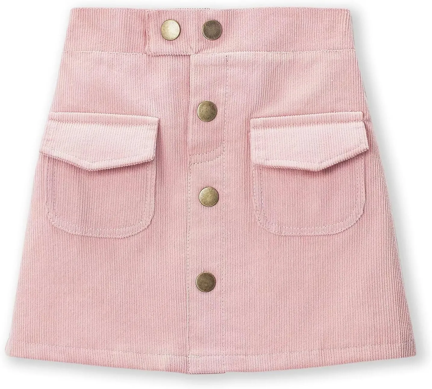 WELAKEN Girls and Toddler's Corduroy Short Mini Skirt