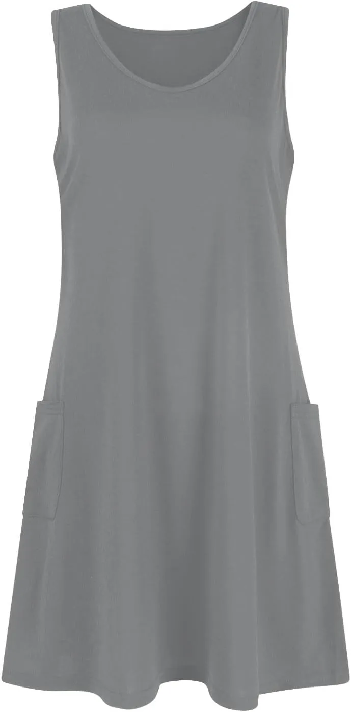 Women's Casual Summer Tank Dress - Perfect Short Dress for 2024 - Comfortable and Stylish Tops Dress