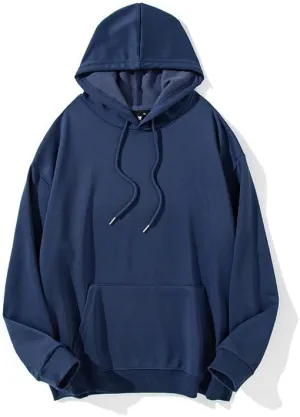 Women's Oversized Long Sleeve Casual Drawstring Hooded Sweatshirt, Fall