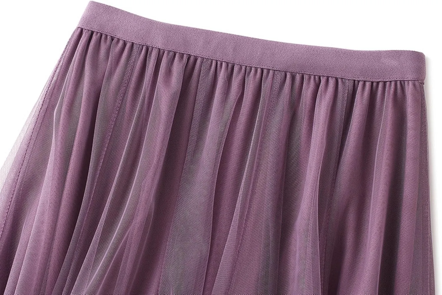 Women's Pleated Skirt, Spring and Summer High-Waisted Models, Adjustable Elastic Band, Breathable and Comfortable