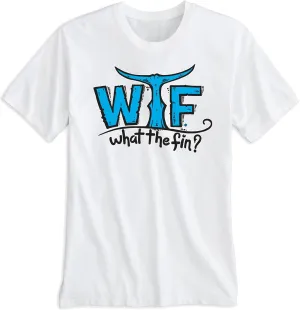 WTF WHAT THE FIN? Short-Sleeve Feels Good Soft Cotton T-Shirt - WTF Classic Logo
