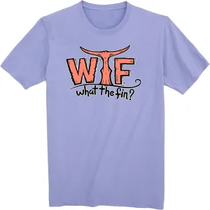 WTF WHAT THE FIN? Short-Sleeve Feels Good Soft Cotton T-Shirt - WTF Classic Logo