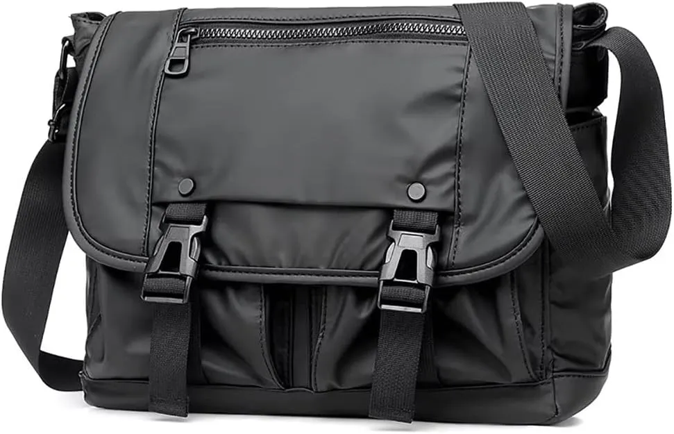 Yohora Men's Crossbody Bag Waterproof Messenger Satchel Lightweight Shoulder Bag Multi-Pocket Briefcase