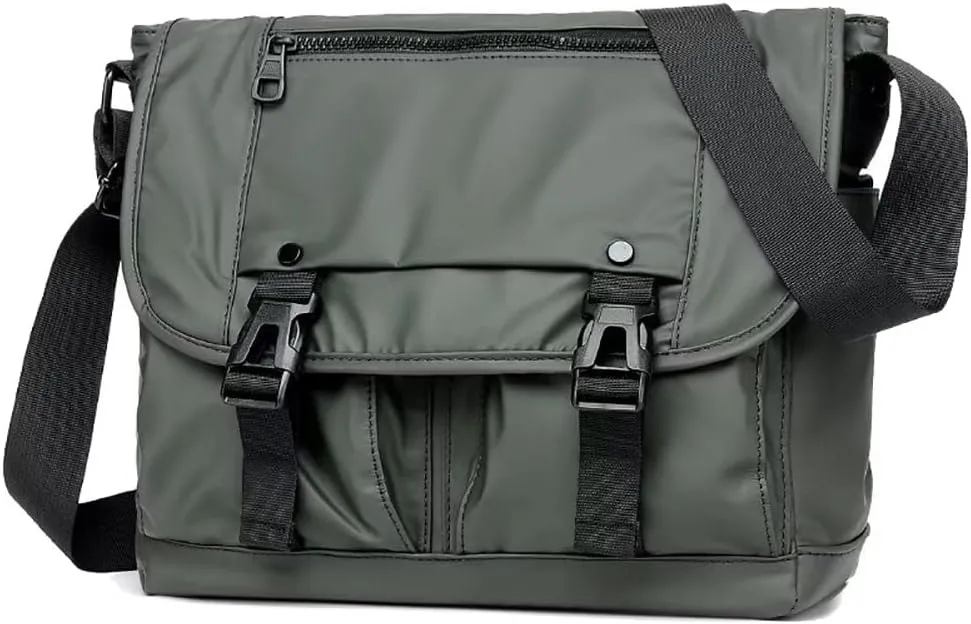 Yohora Men's Crossbody Bag Waterproof Messenger Satchel Lightweight Shoulder Bag Multi-Pocket Briefcase
