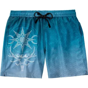 Yule Swim Trunks - Snow Edition